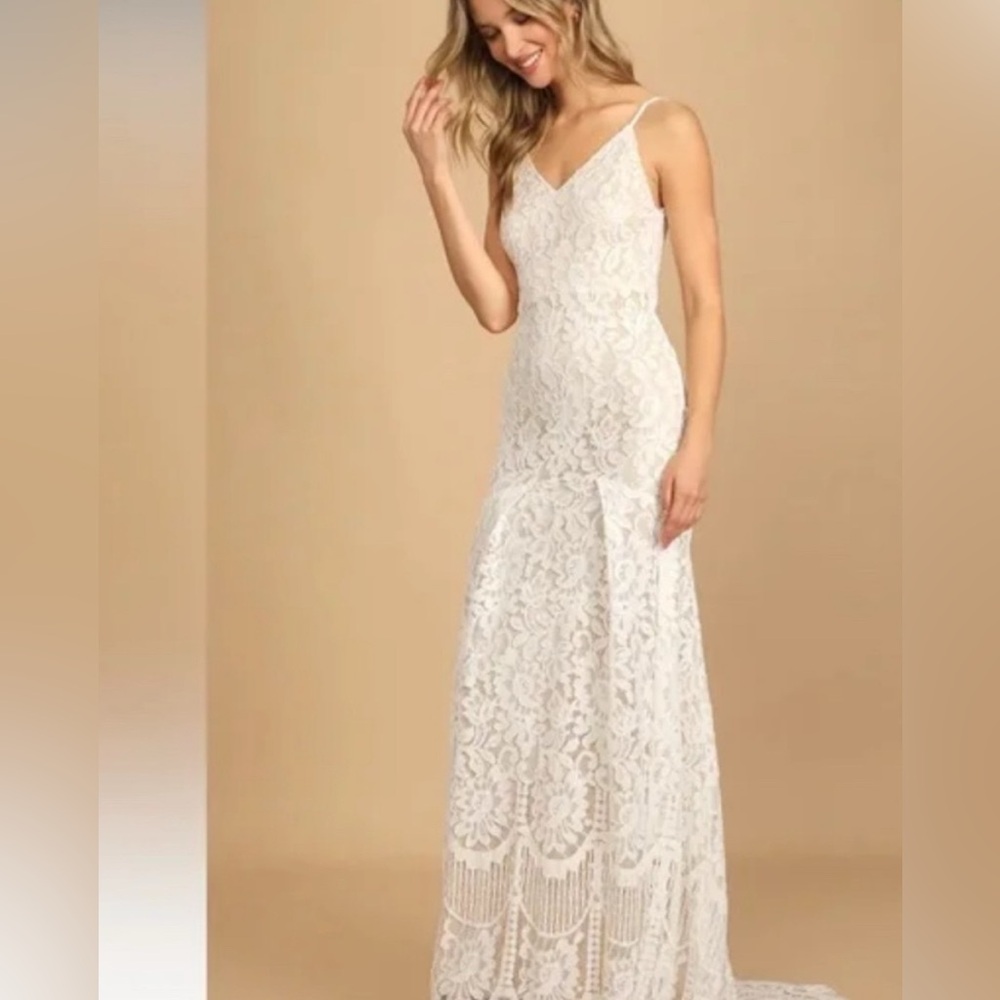 Lulu's Ivory Lace Bridal Gown